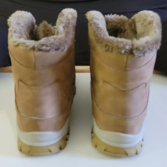 Hobibear Kids Winter Plush Fur Boots Size 38