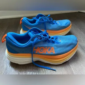 Hoka One One Bondai 8 Men’s Running Shoes, Coastal Sky