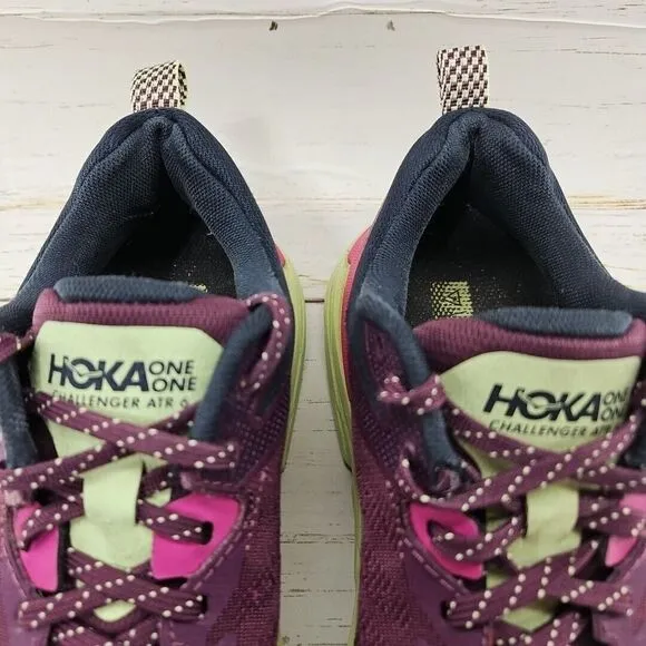 Hoka One One Challenger ATR 6 Womens Size 8 B Red Running Shoes Sneakers 1106512
