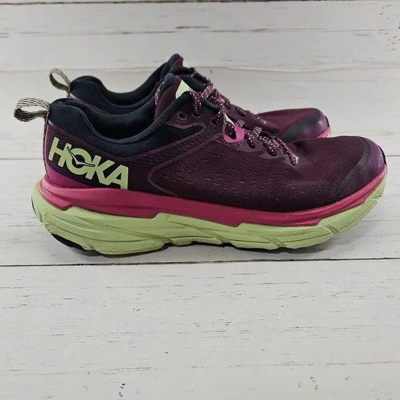 Hoka One One Challenger ATR 6 Womens Size 8 B Red Running Shoes Sneakers 1106512