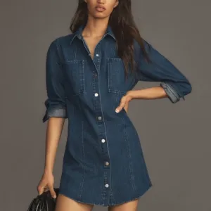 HTF Anthropologie Mare Mare Denim Shirtdress