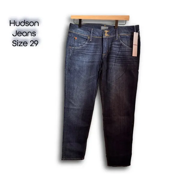 Hudson Collin Skinny Jeans | Size 29 | Dark Wash Stretch Denim
