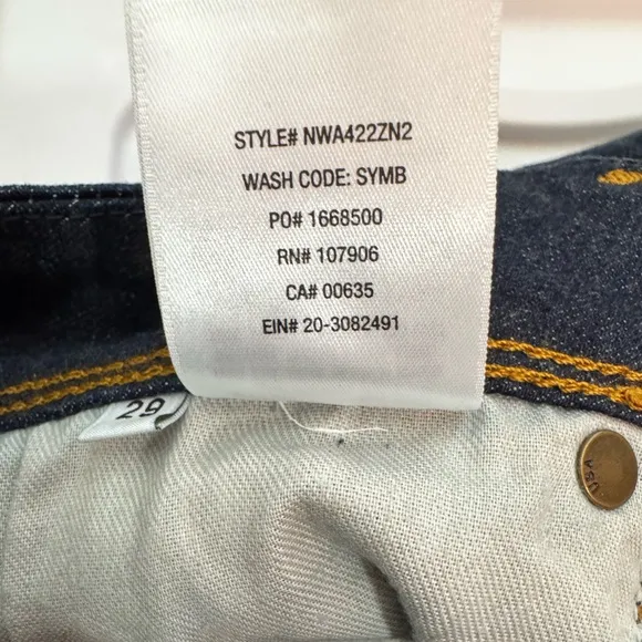 Hudson Collin Skinny Jeans | Size 29 | Dark Wash Stretch Denim