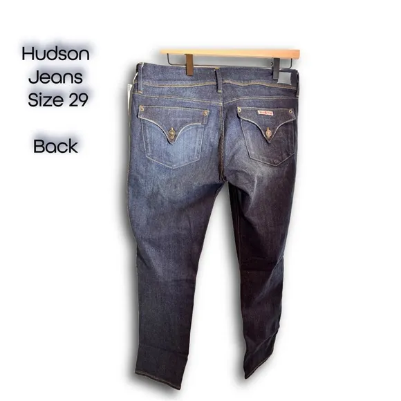 Hudson Collin Skinny Jeans | Size 29 | Dark Wash Stretch Denim