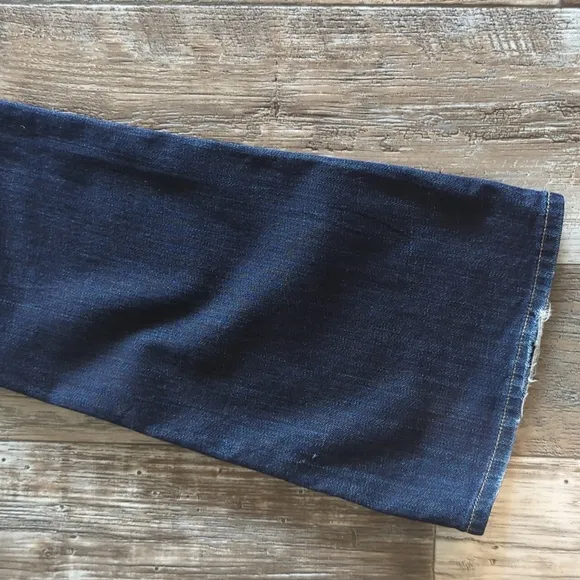 HUDSON&quot;Rebel&quot; Signature bootcut darkwash jeans #W170DHK sz 26x35.5L TALL euc