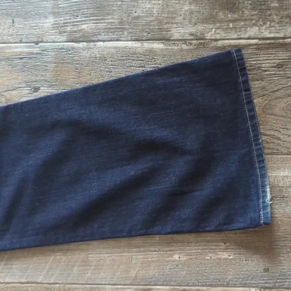 HUDSON&quot;Rebel&quot; Signature bootcut darkwash jeans #W170DHK sz 26x35.5L TALL euc