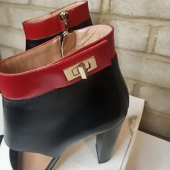 Hugo Boss  Leather Ankle Strap Heels