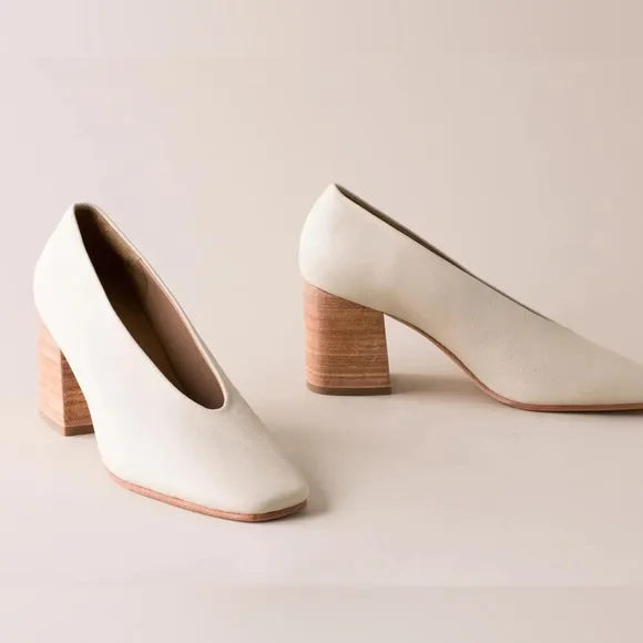 HUMA BLANCO SALVADOR PUMP SHOES HEELS