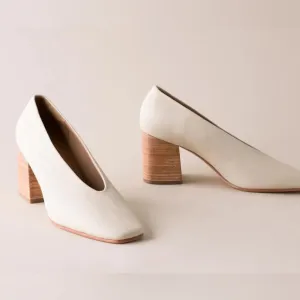 HUMA BLANCO SALVADOR PUMP SHOES HEELS