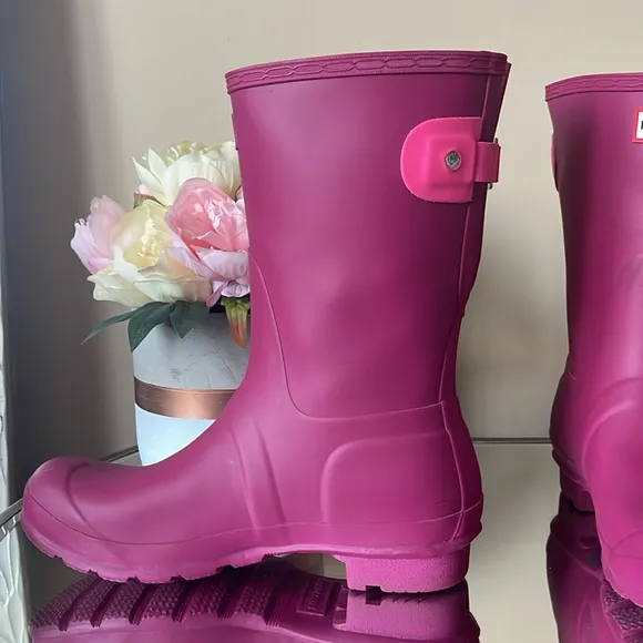Hunter Original Short Boot Pink Rain Boots