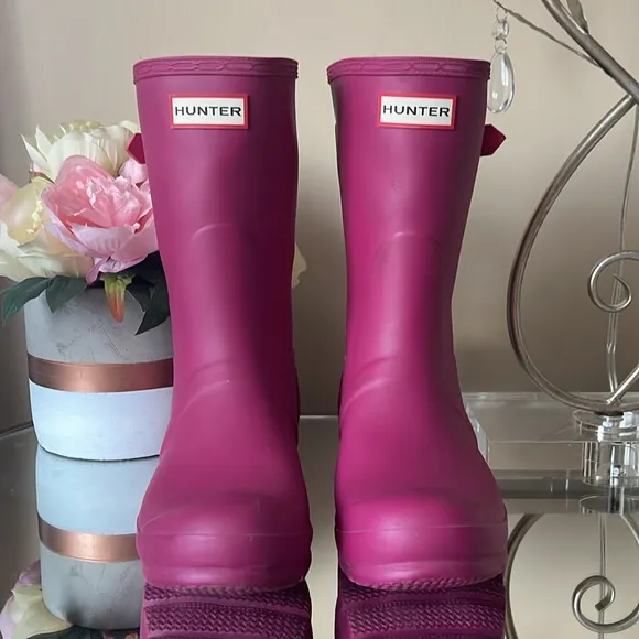 Hunter Original Short Boot Pink Rain Boots