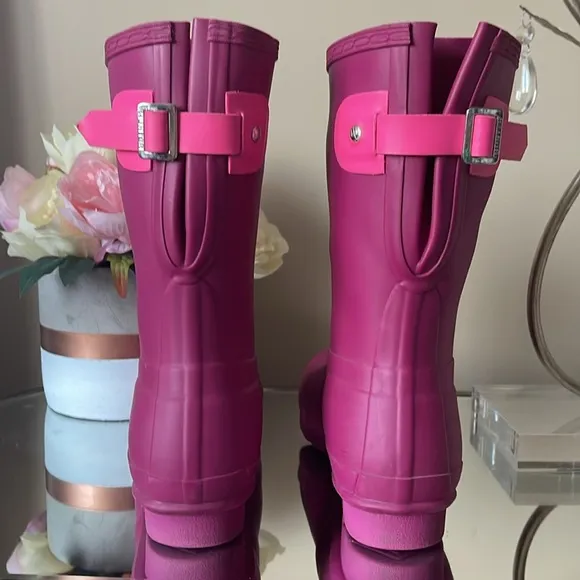 Hunter Original Short Boot Pink Rain Boots