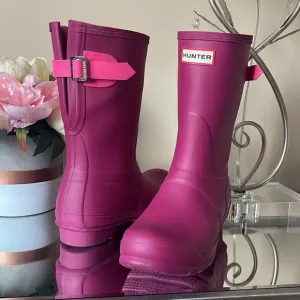 Hunter Original Short Boot Pink Rain Boots
