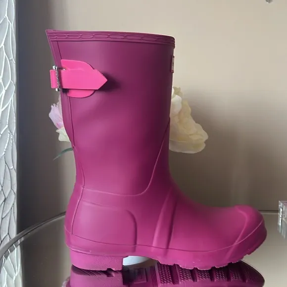 Hunter Original Short Boot Pink Rain Boots