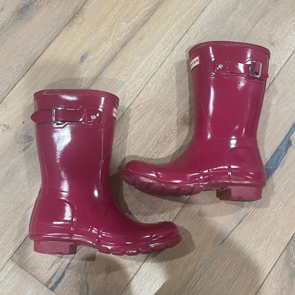Hunter ‘original short’ gloss rain boots