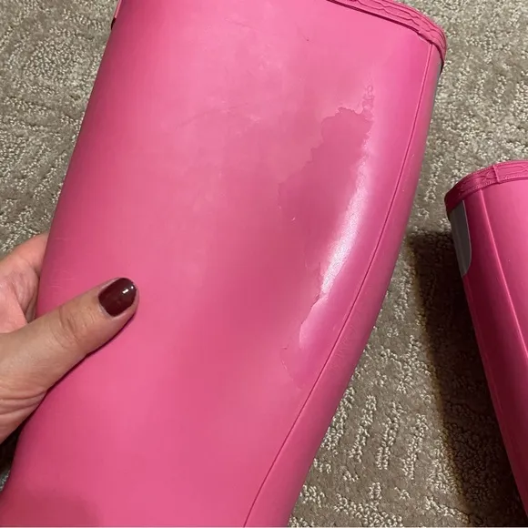 {Hunter} Original Short Rain Boots | Matte Pink ~ Size 5