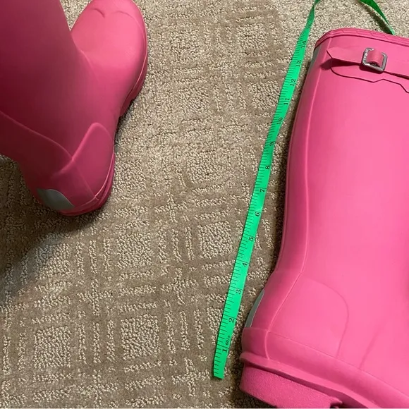 {Hunter} Original Short Rain Boots | Matte Pink ~ Size 5