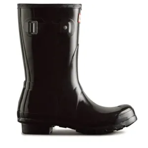 Hunter Rain Boots | Original Gloss Short Size 8M/9F in Black