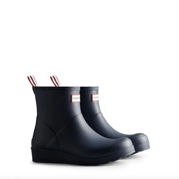 Hunter | Women's PLAY™ Short Rain Boots in Valtameri Blue