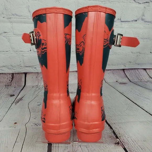 Hunter Women's Size 5 Storm Stripe Short Rain Boots