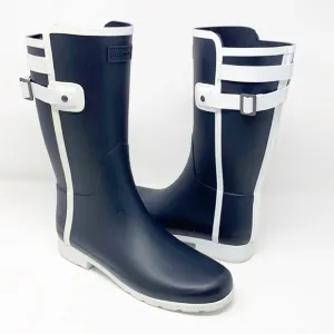 Hunters Refined Slim Fit Contrast Short Rain Boots size 9