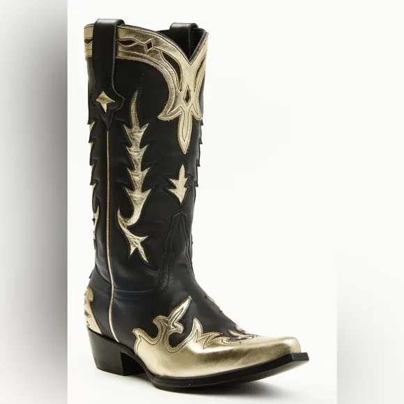 Idyllwind by Miranda Lambert Black and Gold Western Cowboy Boots