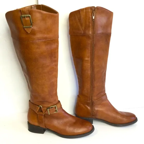 I.N.C. Leather Knee High Boots
