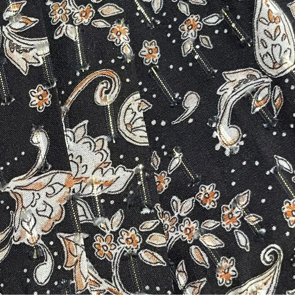 Intermix Ariel Long Sleeve Floral &amp; Paisley Mini Dress Size 4