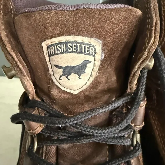 Irish Setter 83607 Work Boots Men's 9.5D Brown Leather Waterproof Safety Toe