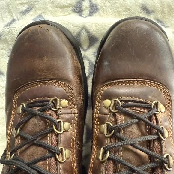 Irish Setter 83607 Work Boots Men's 9.5D Brown Leather Waterproof Safety Toe