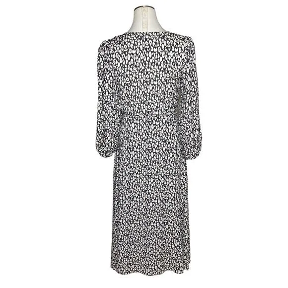 IRO Zanaka Leopard-Print Jersey Maxi Wrap Dress size 36/Small