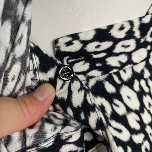 IRO Zanaka Leopard-Print Jersey Maxi Wrap Dress size 36/Small