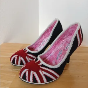 Irregular Choice Patty Union Jack Heels Size 37