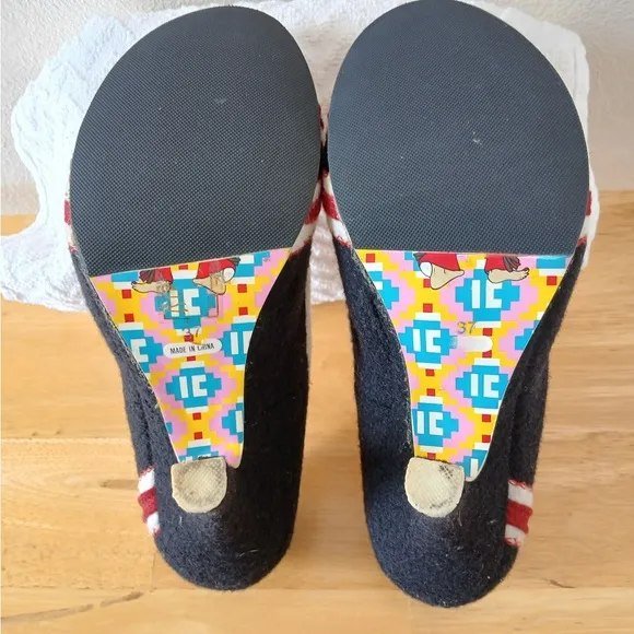 Irregular Choice Patty Union Jack Heels Size 37