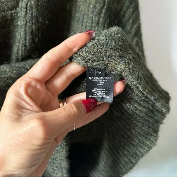 Isabel Marant Etoile Myclan Half-Zip Sweater