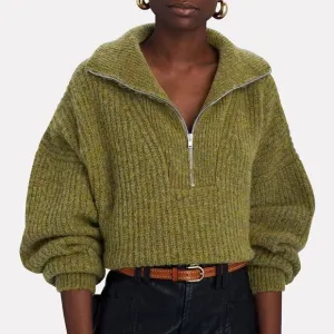 Isabel Marant Etoile Myclan Half-Zip Sweater