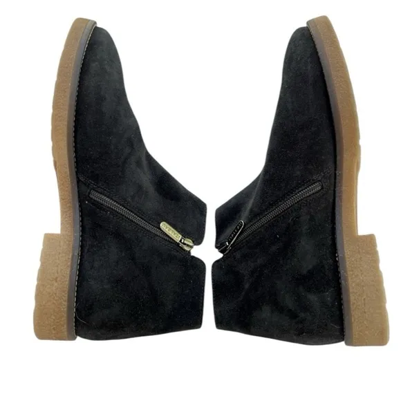 ITALEAU Italian Designer Foliona Chelsea BootsClassic Waterproof Leather Suede