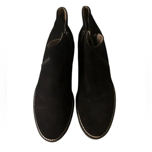 ITALEAU Italian Designer Foliona Chelsea BootsClassic Waterproof Leather Suede
