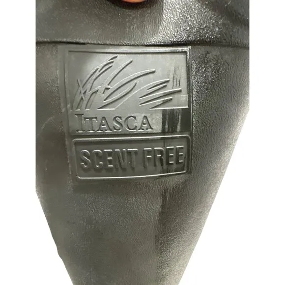 ITASCA Men's Swampwalker Sz 10 Black Waterproof Steel Toe Work Hunting Boot