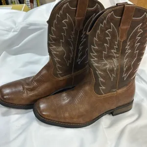 IUV Cowboy Boots ForWestern Boot Durable Classic Embroidered Square Toe  Boots