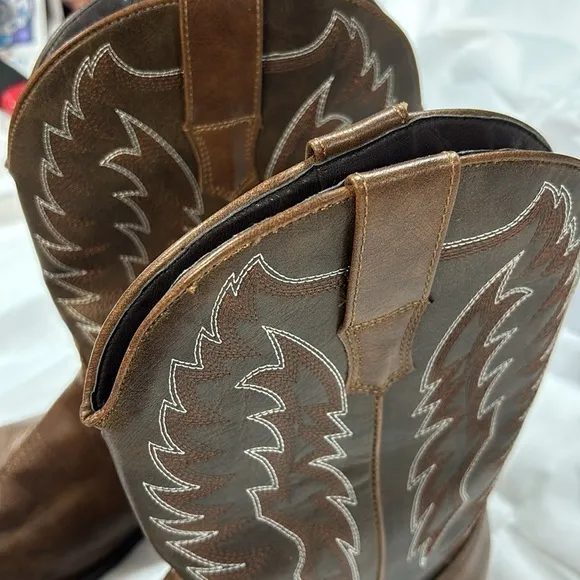 IUV Cowboy Boots ForWestern Boot Durable Classic Embroidered Square Toe  Boots