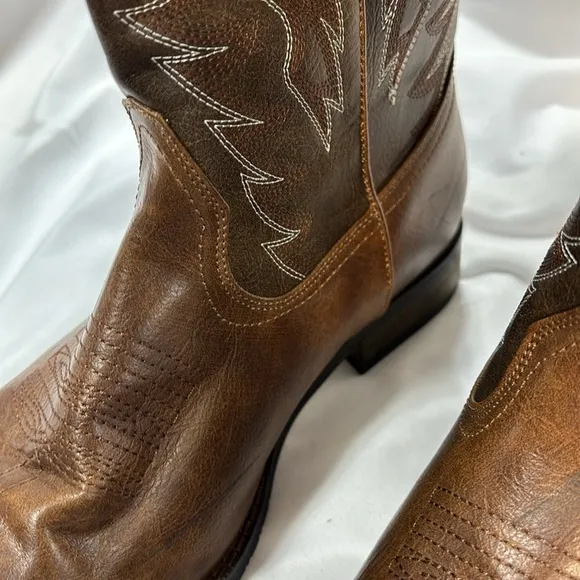 IUV Cowboy Boots ForWestern Boot Durable Classic Embroidered Square Toe  Boots