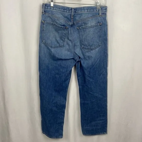 J Brand Wynne High-Rise Cropped Straight Jeans - Mimic - Size 29