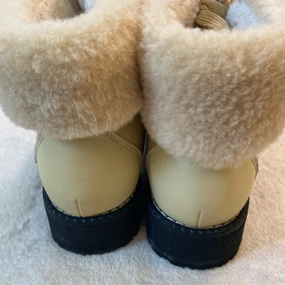 J Crew Nordic boots with shearling cuff Sz 7