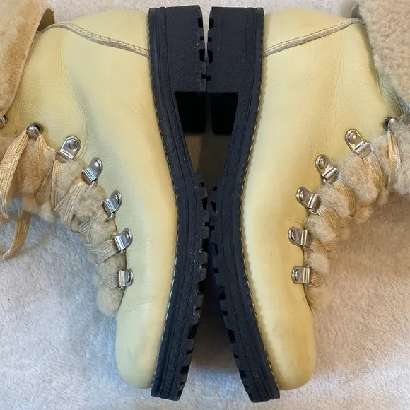 J Crew Nordic boots with shearling cuff Sz 7