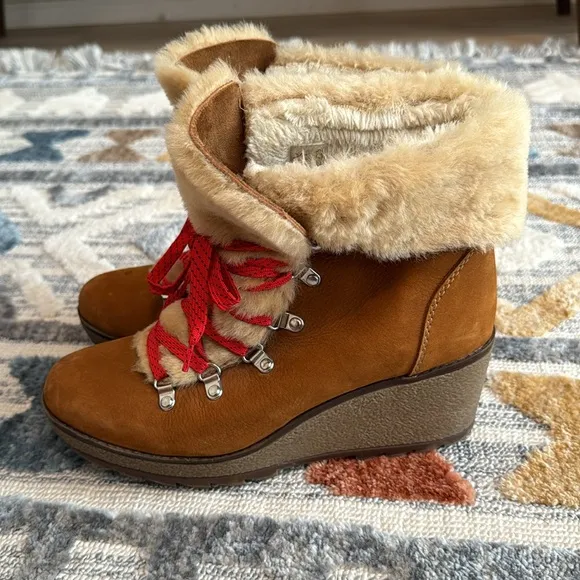 J. Crew Nordic wedge boots