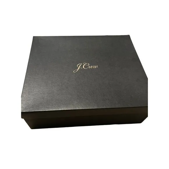 J. Crew Women's 8.5 Gwen Faux Fur Trim Leather Boots Black Zip Front Lug New