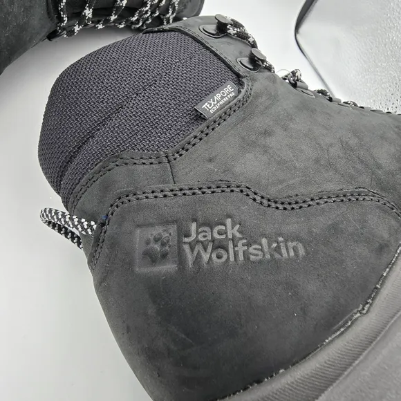 Jack Wolfskin Terraquest X Texapore Mid Hiking Shoe, Phantom (Black), Men's 14
