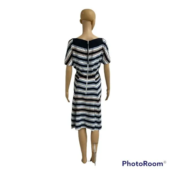 Jacobson Stripe Dress in Indigo
