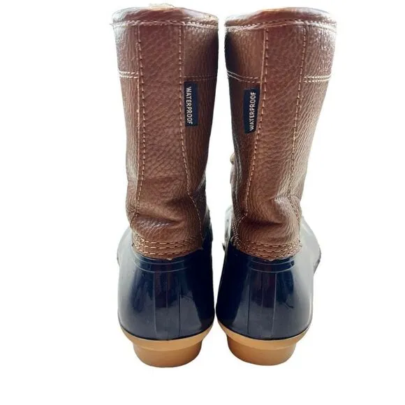 JBU By Jambu Women's Maplewood Waterproof Rain Boots Chocolate Brown Size 7M